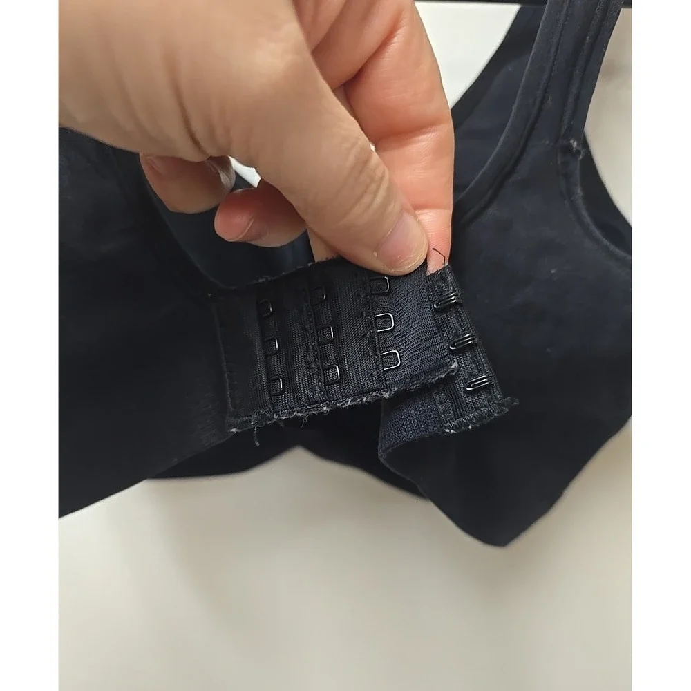 Truekind Daily Comfort Black Full‎ Coverage Wire Free Shaper Bra Size Medium